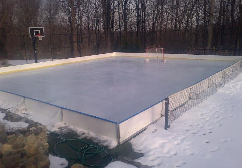 Learn More About Hockey Boards D1 Backyard Rinks 48′ x 56′ Winter Rink Kit 24″ Boards - Learn More About Hockey Boards D1 Backyard Rinks