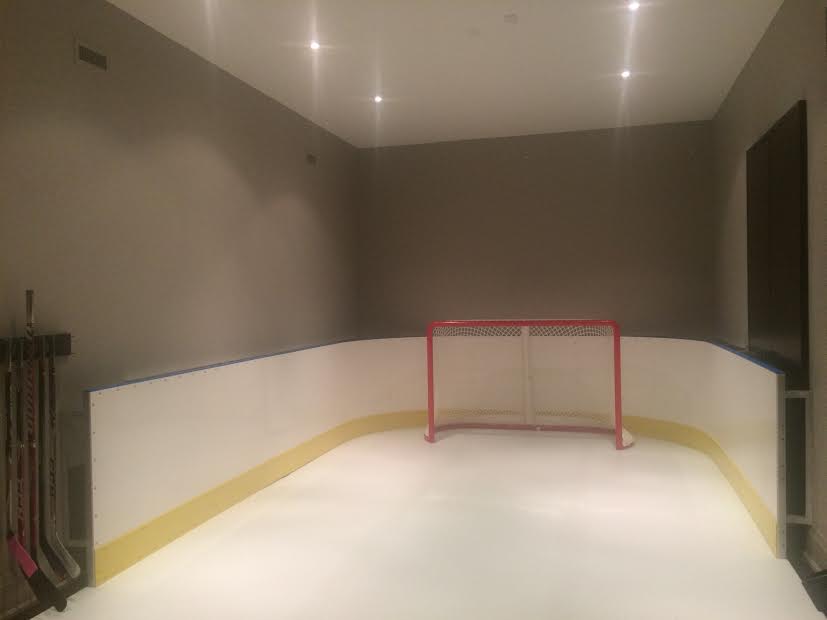 Basement Synthetic Ice Rink - Ontario