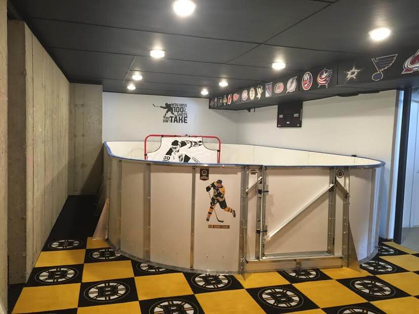 Basement Synthetic Ice Rink - Berlin, MA Basement Synthetic Ice Rink - Berlin, MA