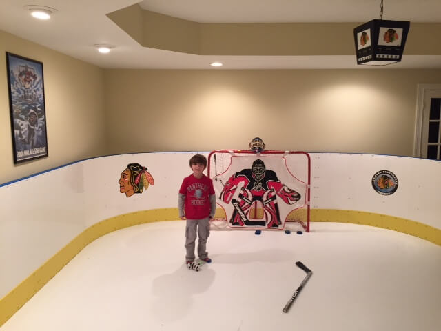 Basement Synthetic Ice Rink - Troy, OH