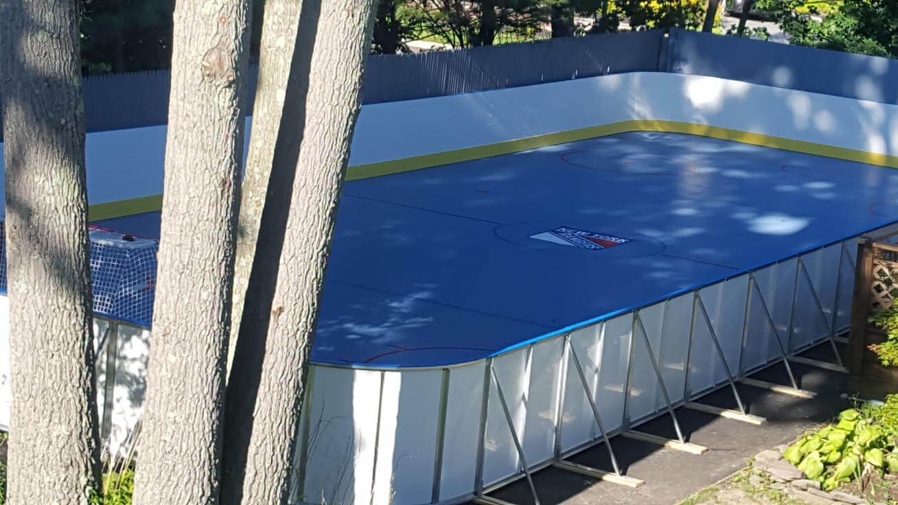 Hockey Boards on Sport Court - Oakdale, NY