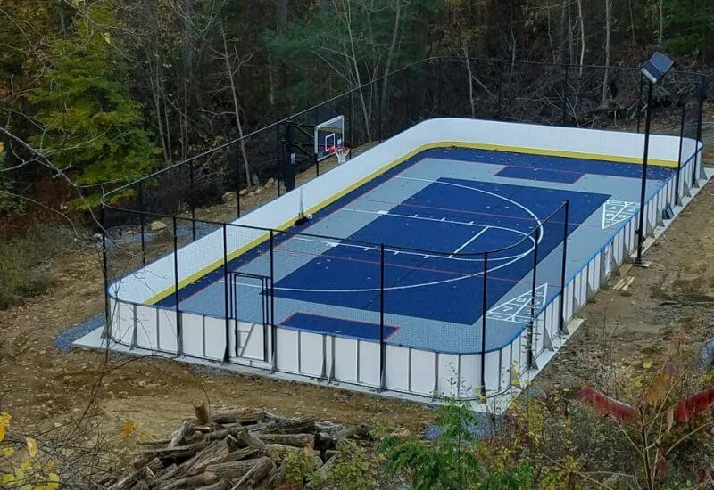 Hockey Boards on Sport Court - North Andover, MA Hockey Boards on Sport Court - North Andover, MA