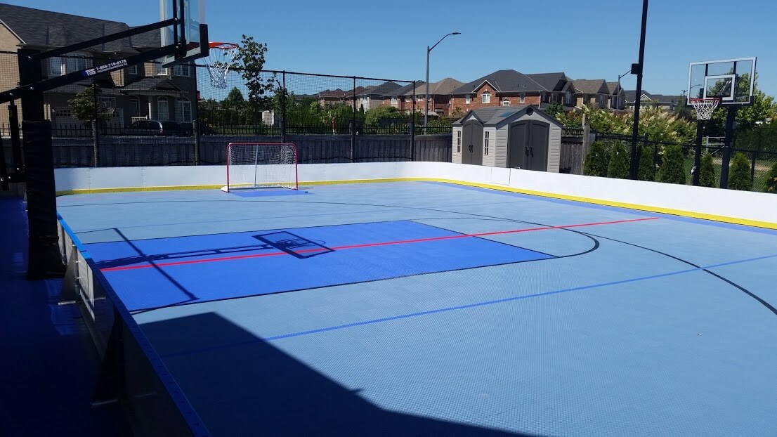 Hockey Boards on Game Court - Ontario