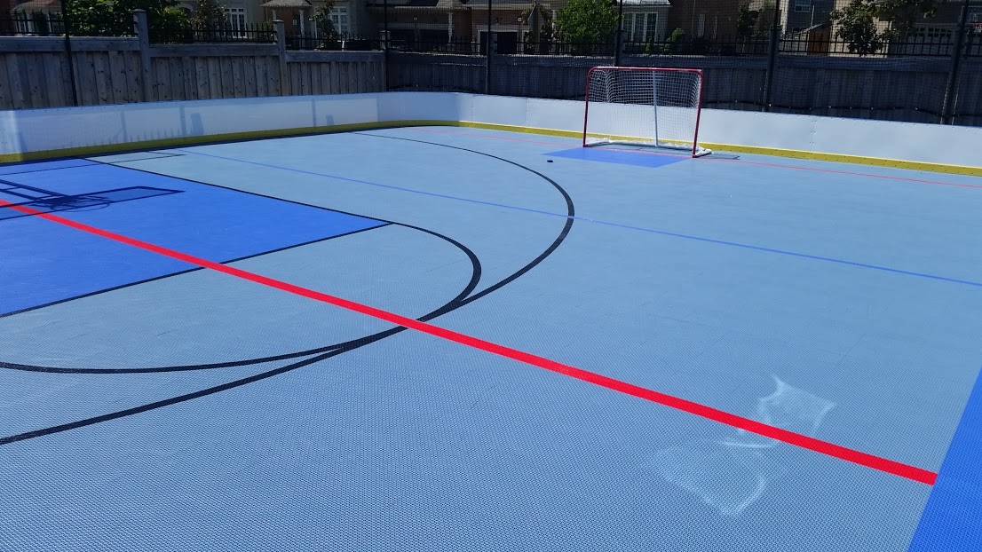 Hockey Boards on Game Court - Ontario