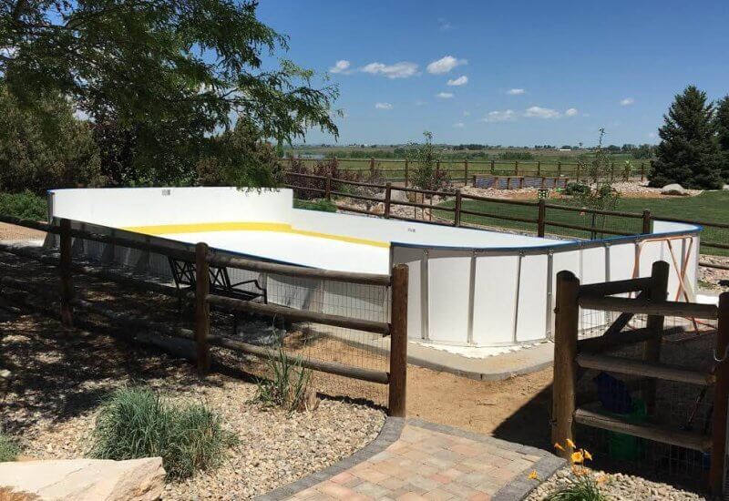 Synthetic Ice & Hockey Boards | D1 Backyard Rinks