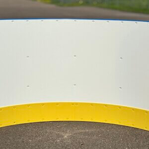 D1 42" Tall 4ft Radius Corner