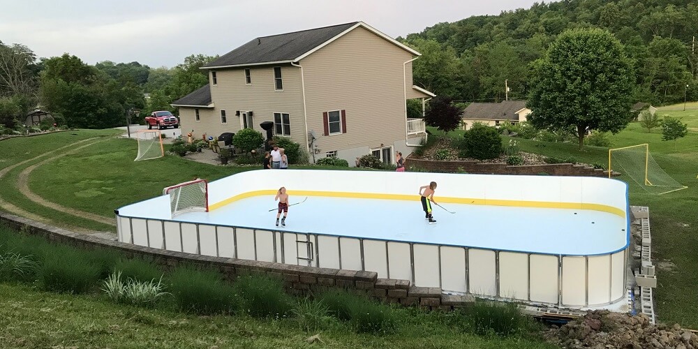 Backyard Synthetic Ice Rink - New Concord, OH