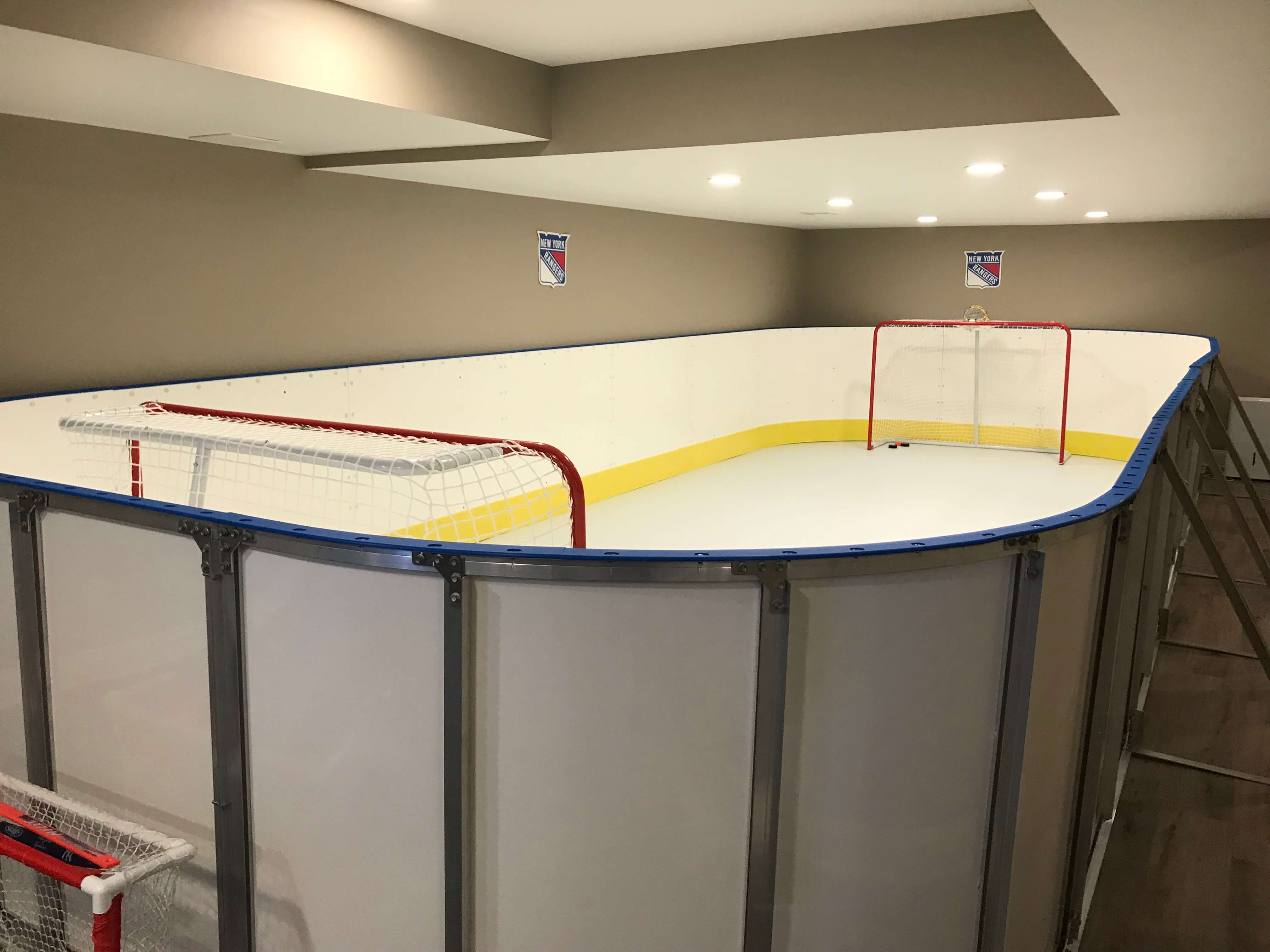 Basement Synthetic Ice Rink - Holmdel, NJ