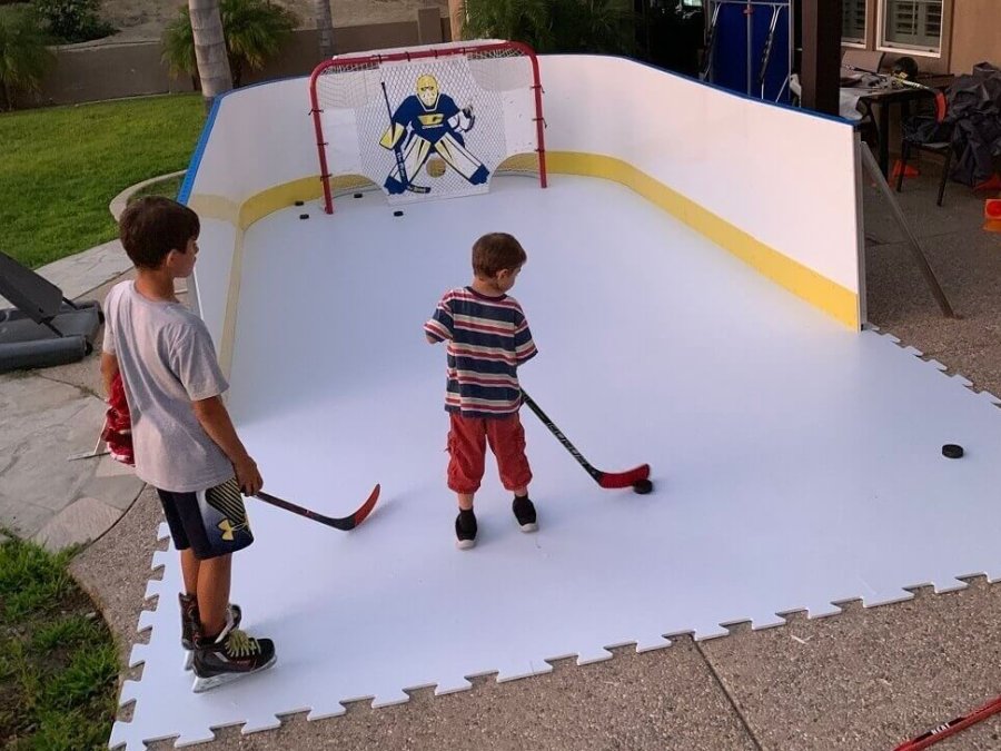 Tall 42 inch Straight Hockey Boards