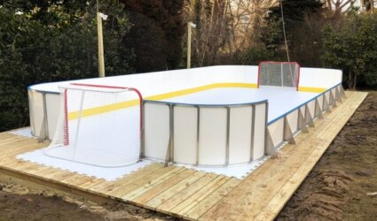 backyard hockey rink