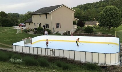 backyard hockey rink