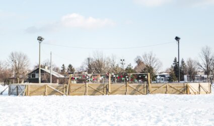 outdoor hockey rink