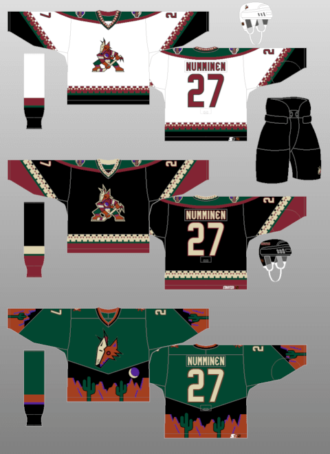 throwback phoenix coyotes jerseys